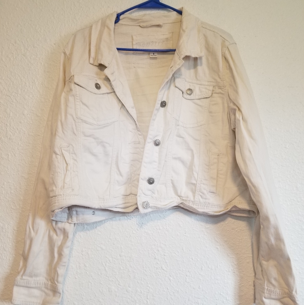 Maurices White Jean Jacket